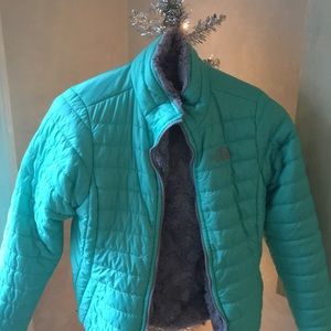 Girls Northface reversible jacket